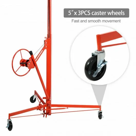 11' Drywall Lift Panel Hoist Dry Wall Jack