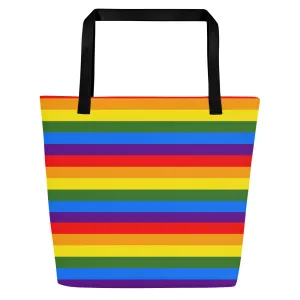 All-Over Print Large Tote Bag - Multi Colors