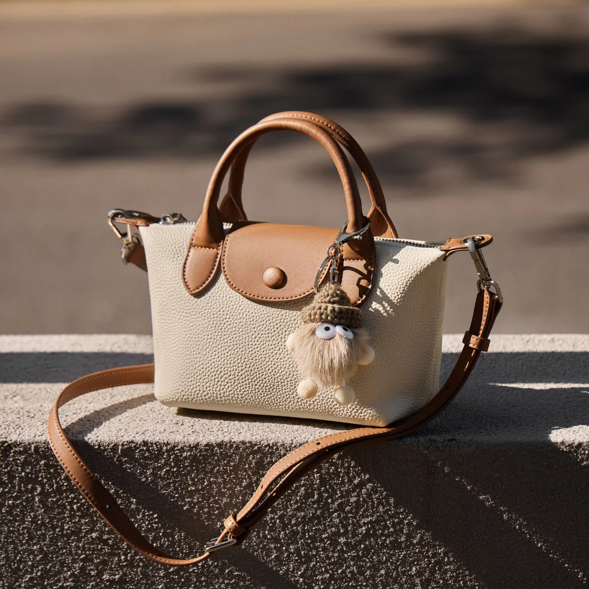 Amelia Top Handle Leather Bag