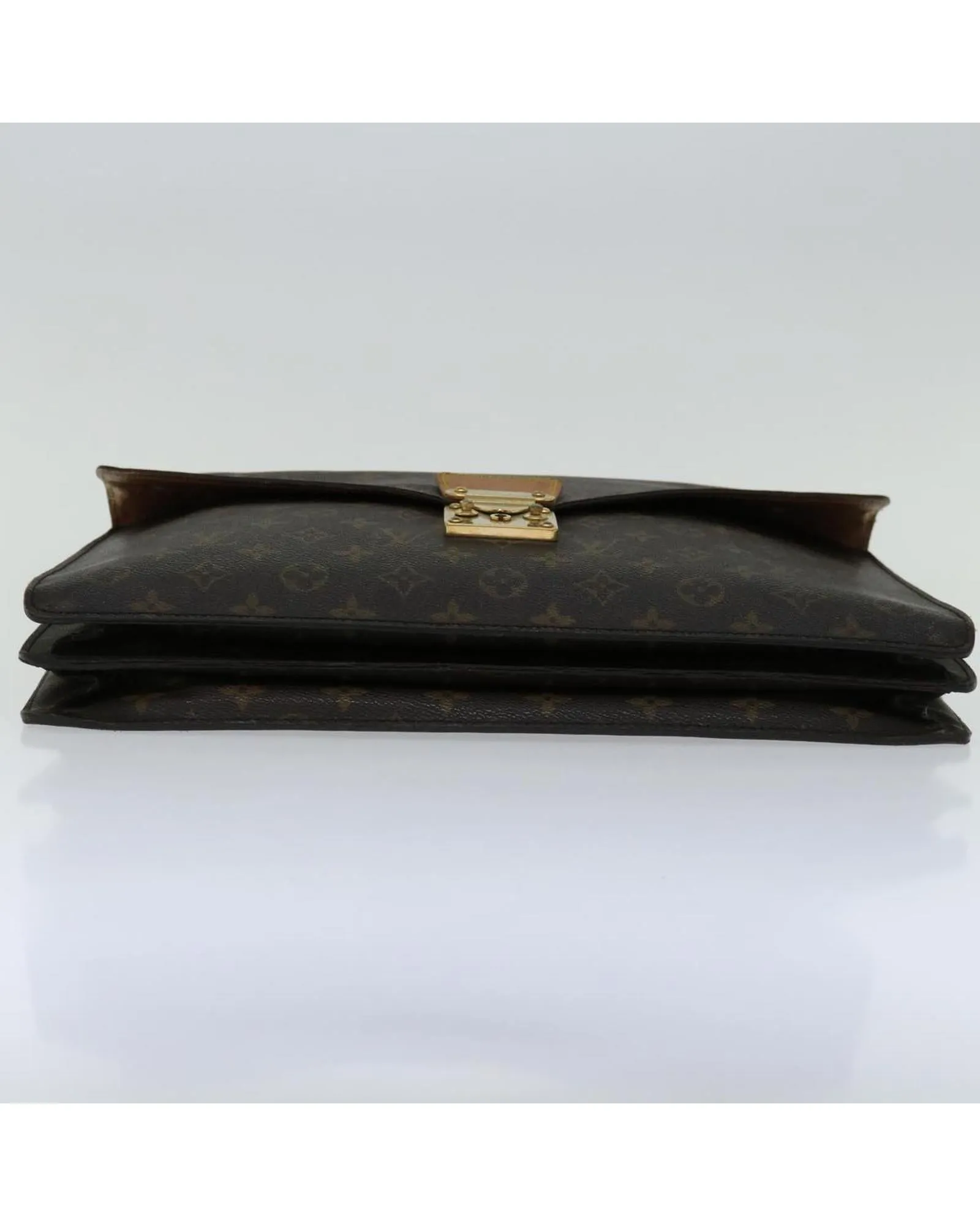 Authentic Louis Vuitton Monogram Briefcase with Shoulder Strap