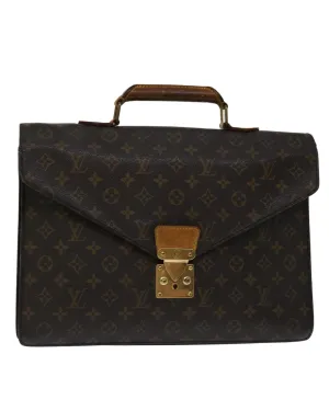 Authentic Louis Vuitton Monogram Briefcase with Shoulder Strap