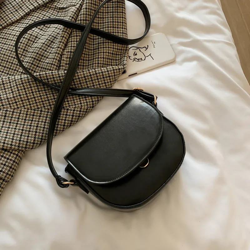 Autumn And Winter Korean Style Crossbody Saddle Bag Fashion