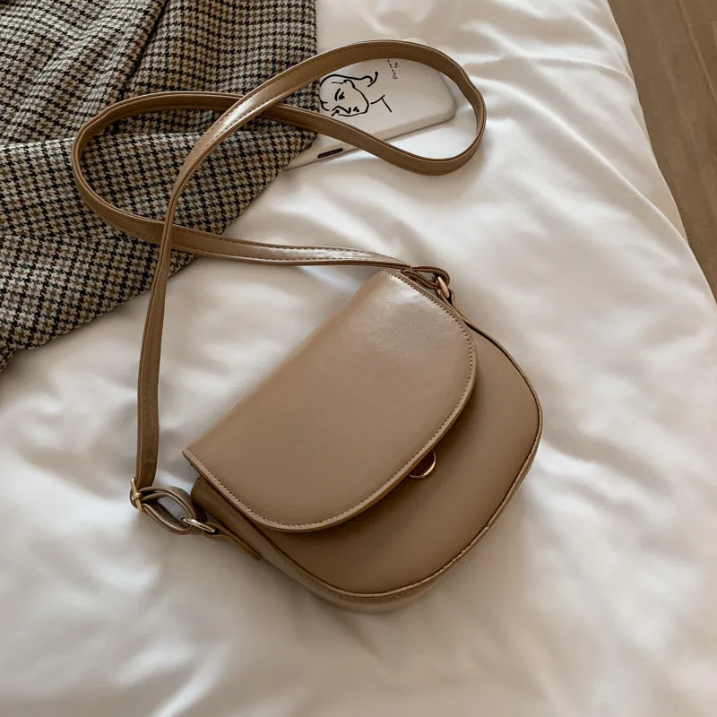 Autumn And Winter Korean Style Crossbody Saddle Bag Fashion