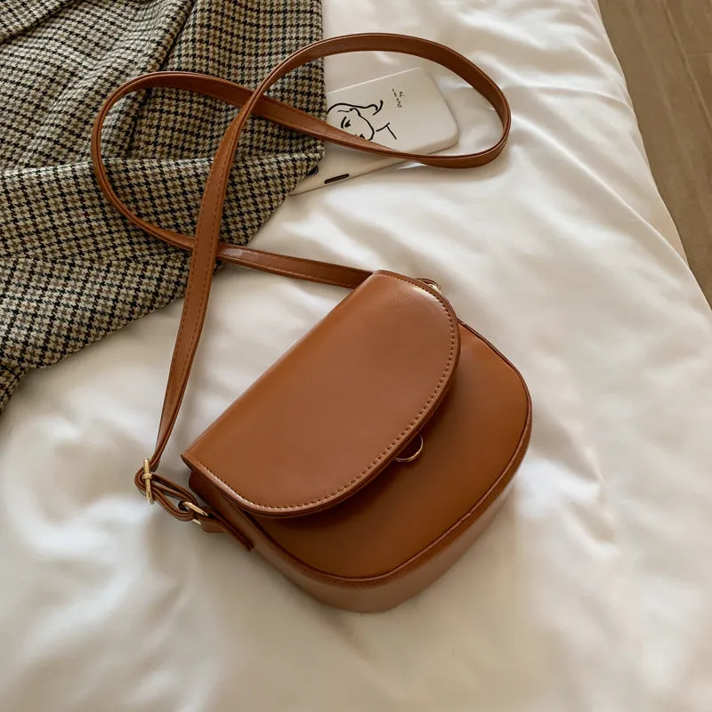 Autumn And Winter Korean Style Crossbody Saddle Bag Fashion