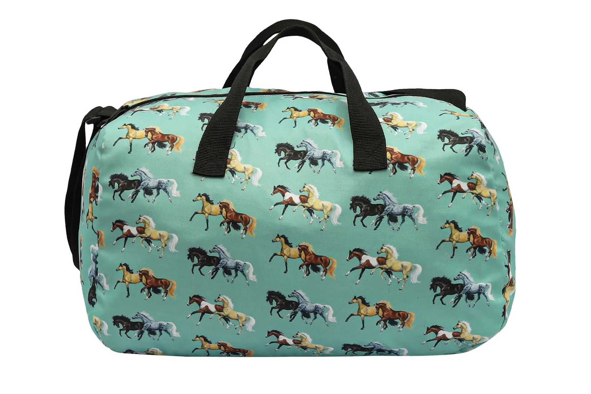 AWST Int'l  Lila Horse Pairs Duffel Bag