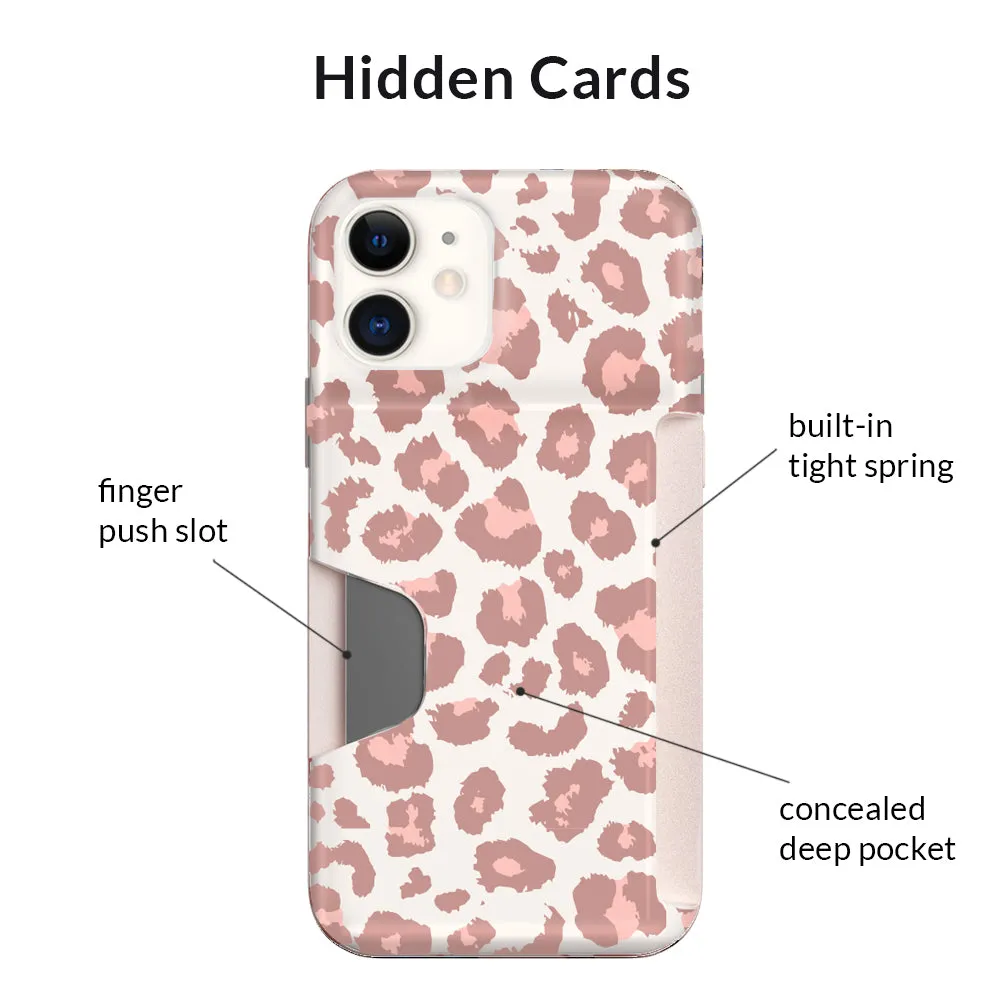 Blush Leopard iPhone Wallet Case