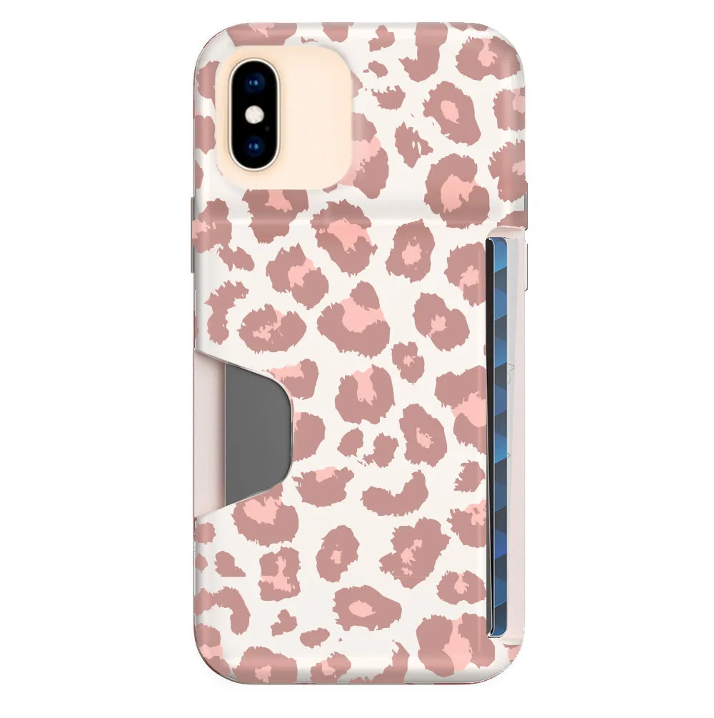 Blush Leopard iPhone Wallet Case