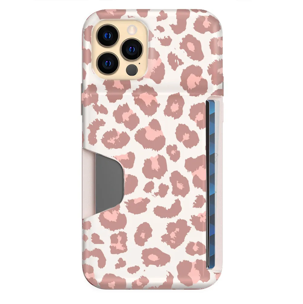 Blush Leopard iPhone Wallet Case