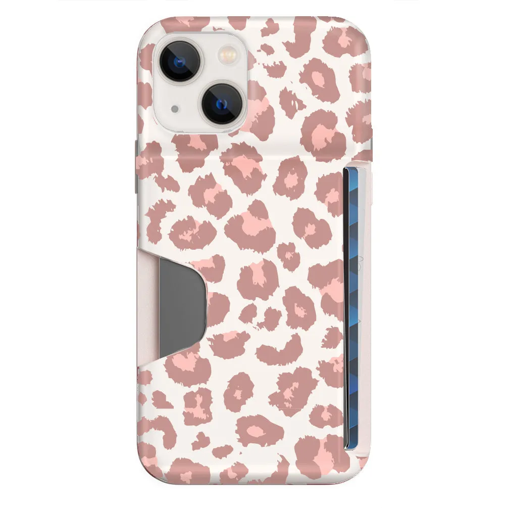 Blush Leopard iPhone Wallet Case