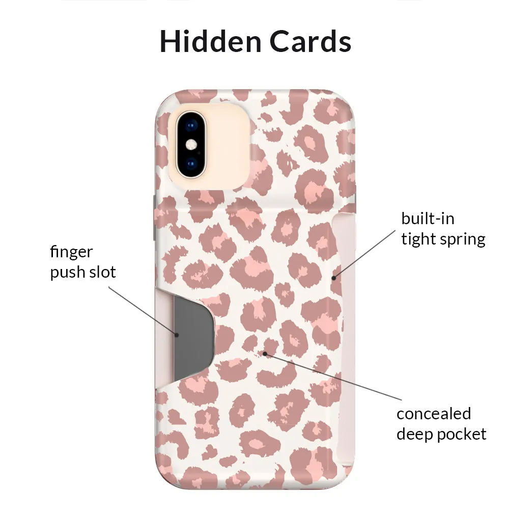 Blush Leopard iPhone Wallet Case