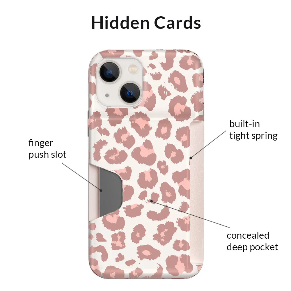 Blush Leopard iPhone Wallet Case