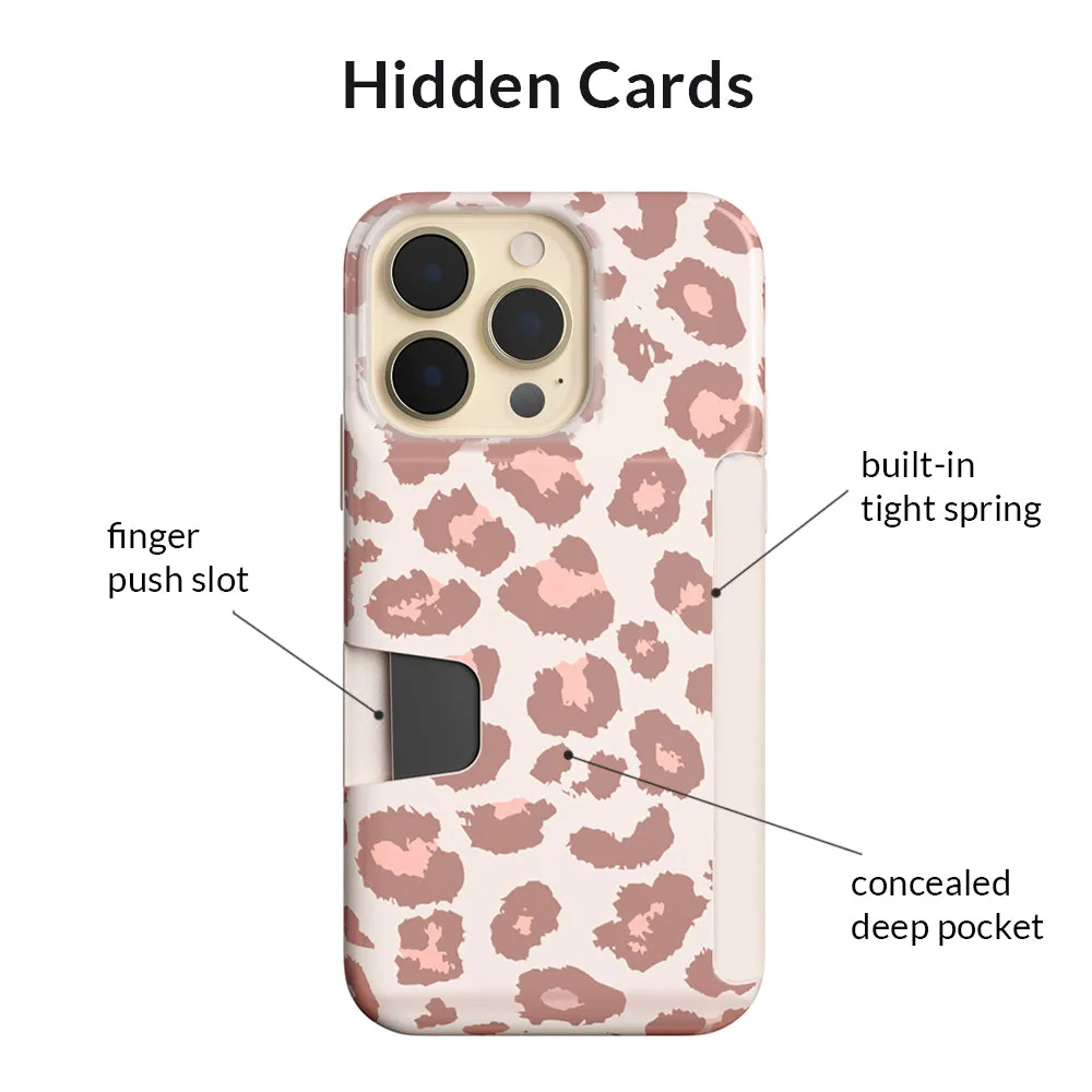 Blush Leopard iPhone Wallet Case