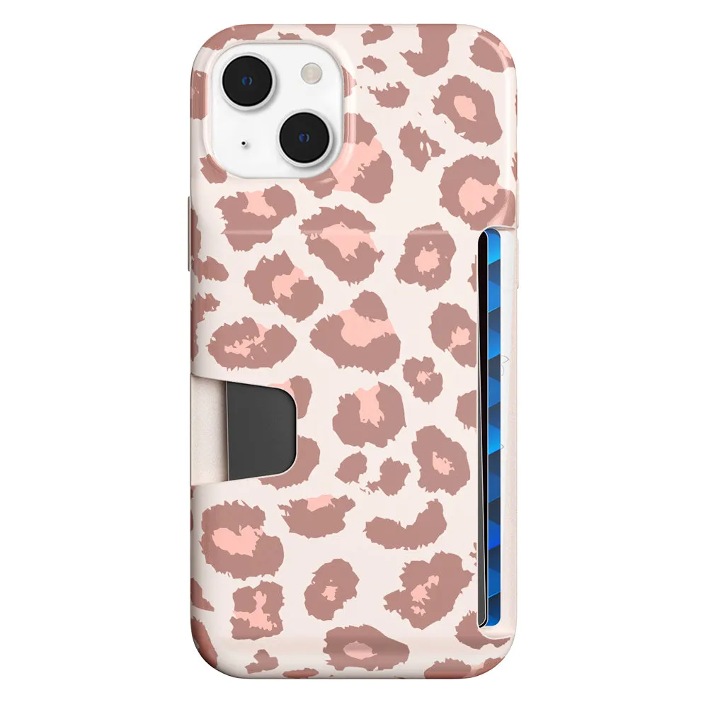 Blush Leopard iPhone Wallet Case