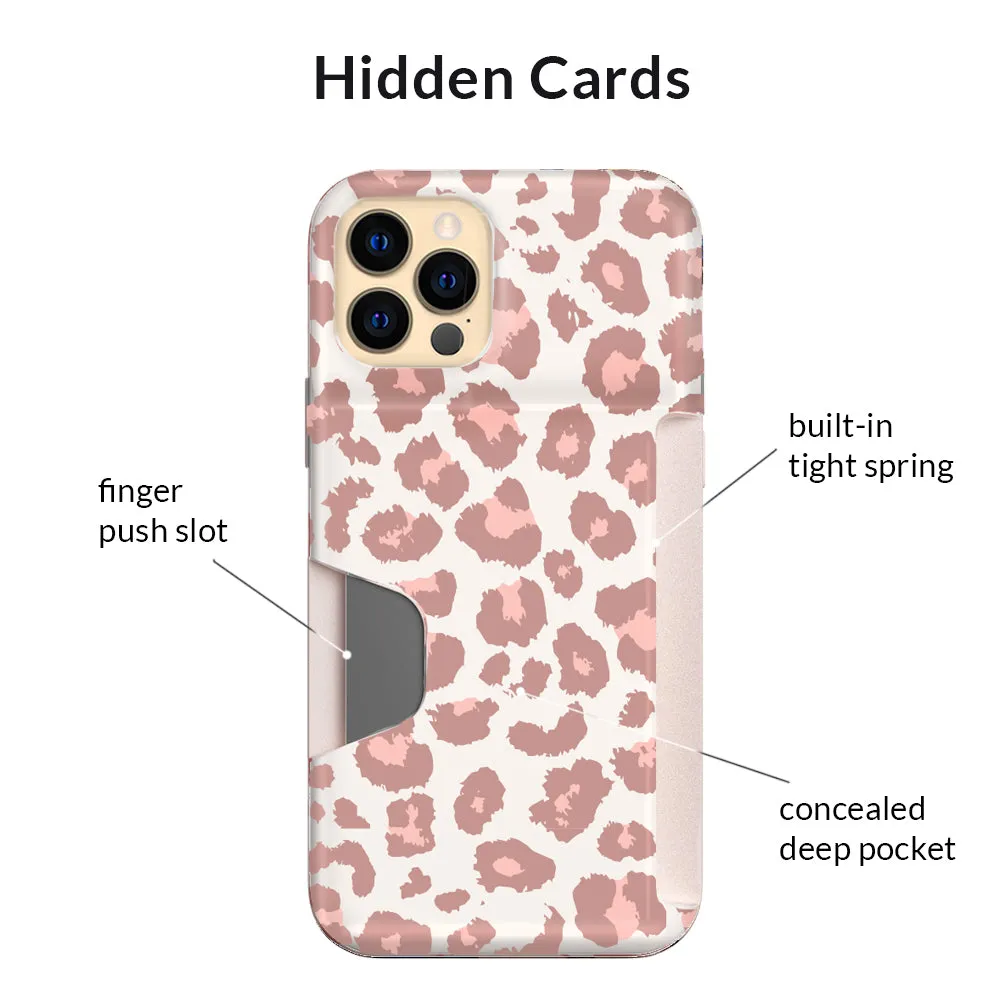 Blush Leopard iPhone Wallet Case