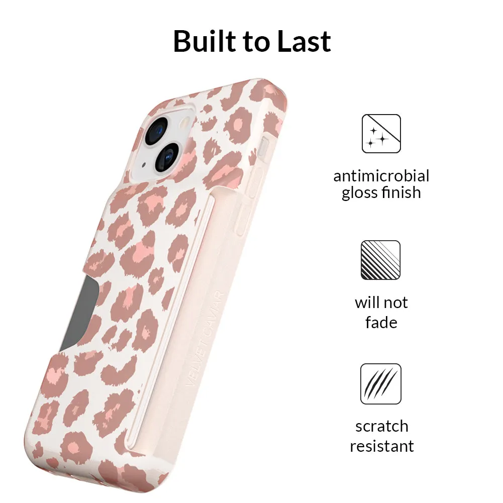 Blush Leopard iPhone Wallet Case