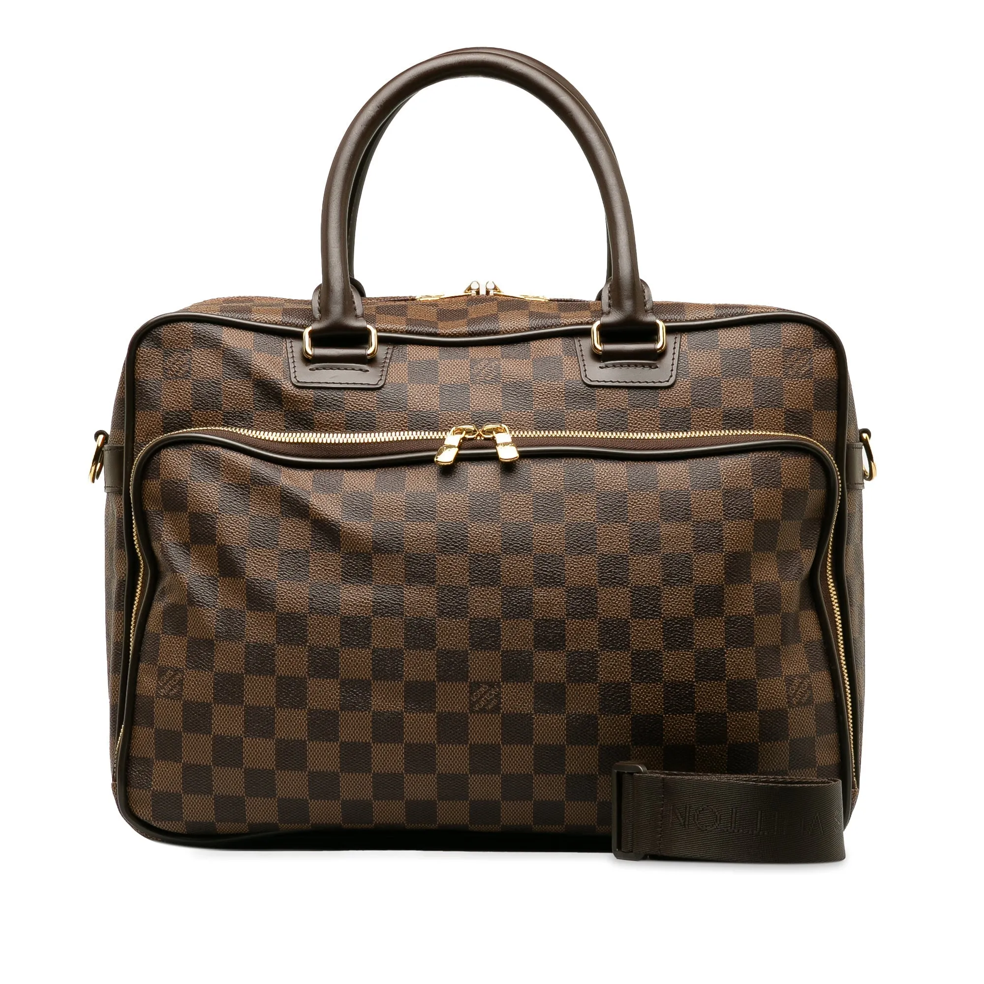 Brown Louis Vuitton Damier Ebene Icare Business Bag