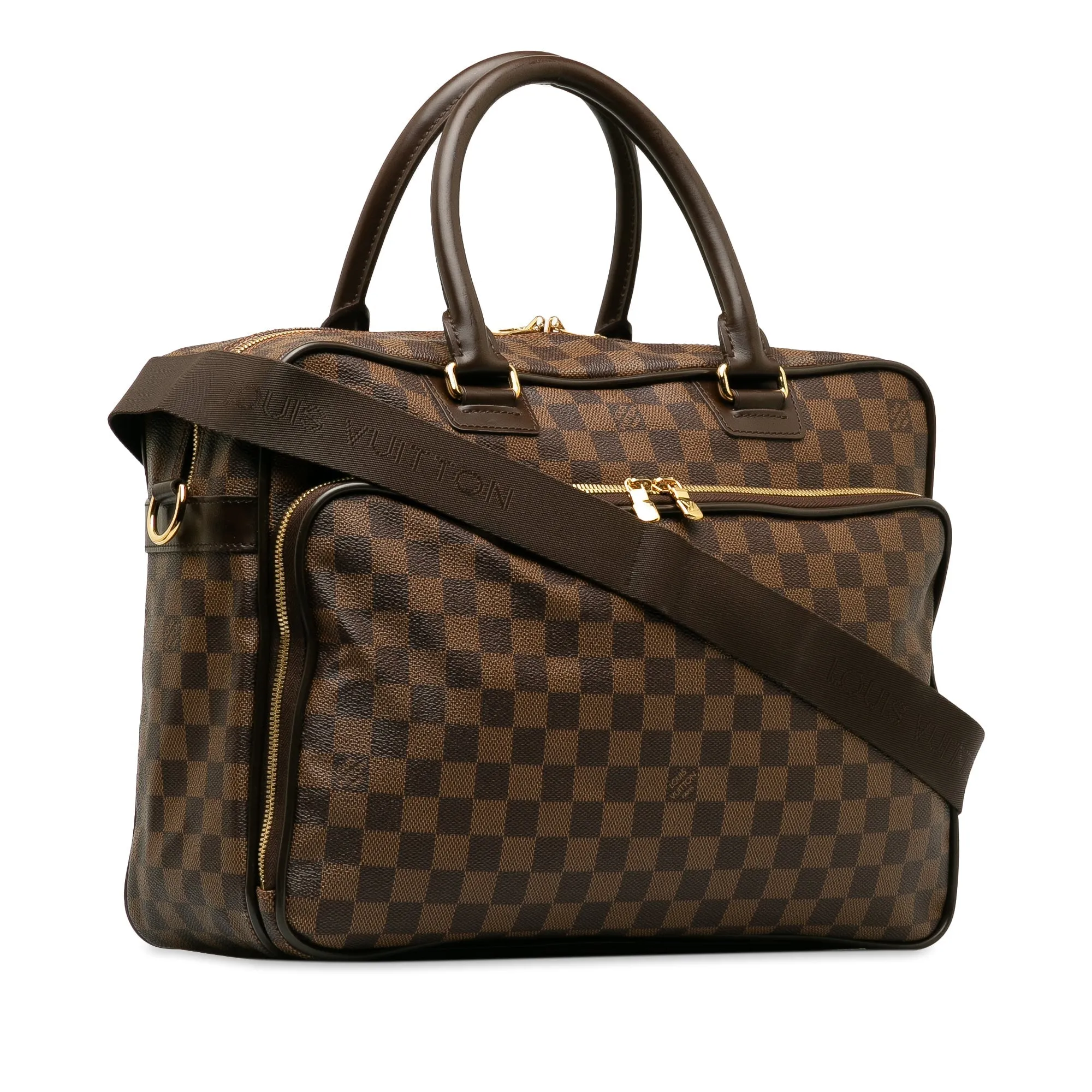 Brown Louis Vuitton Damier Ebene Icare Business Bag