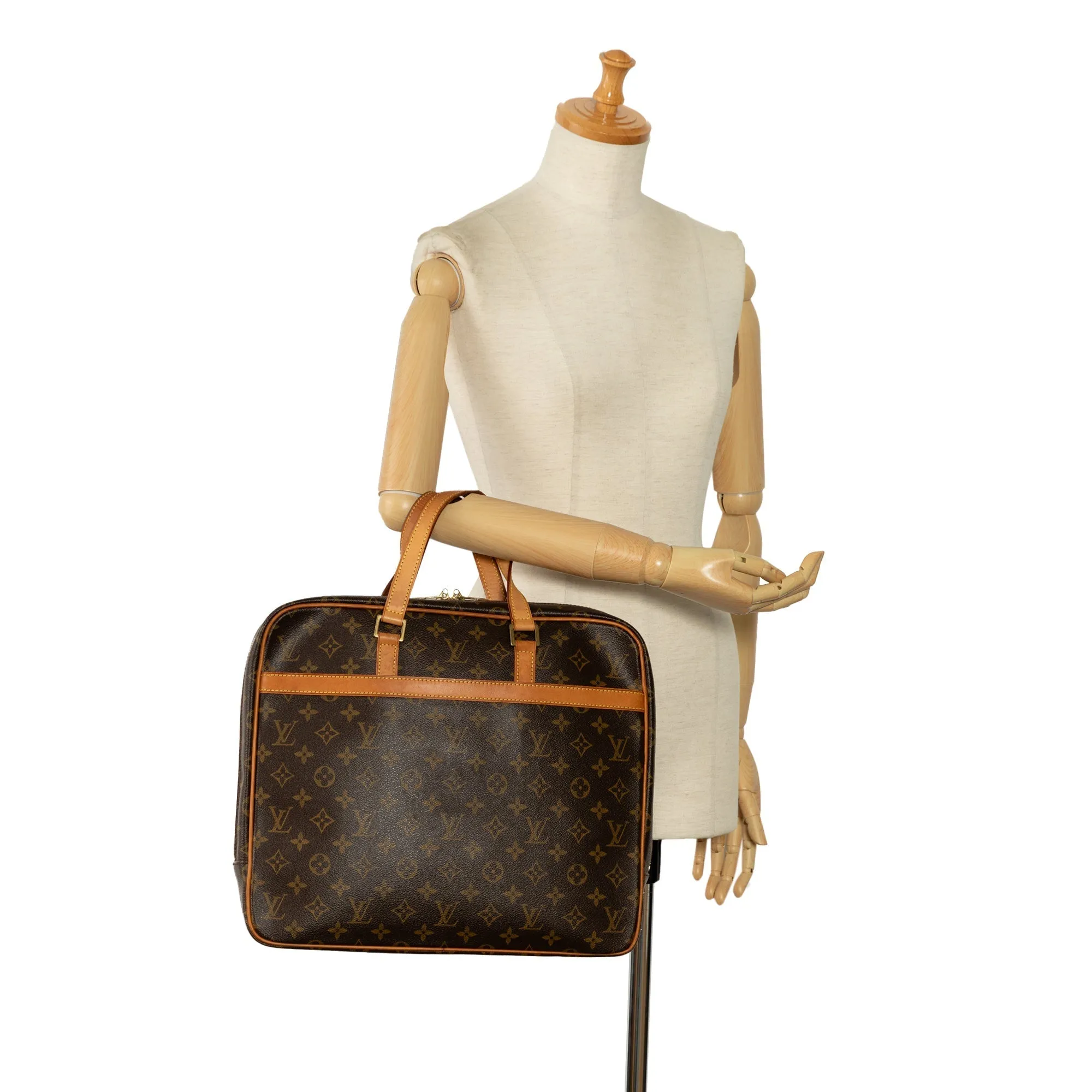 Brown Louis Vuitton Monogram Pegase Porte-Documents Business Bag