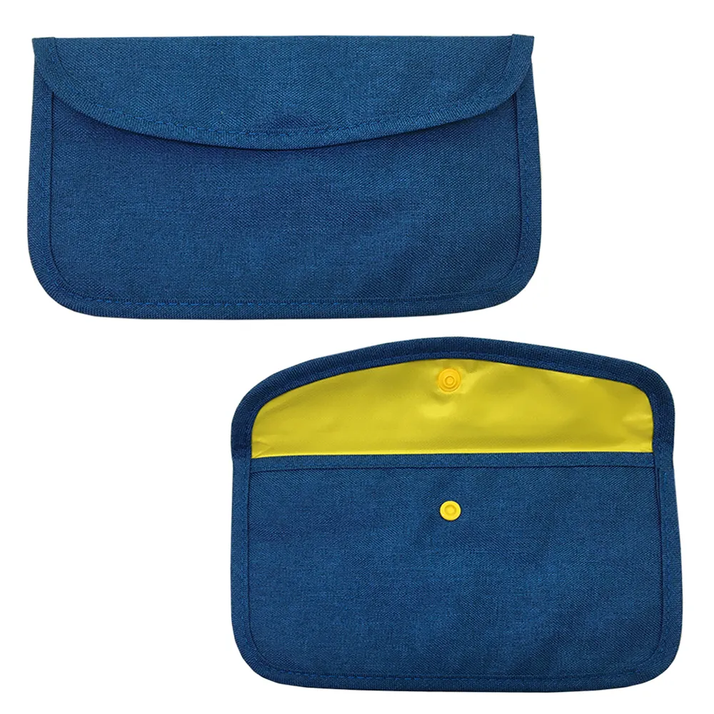 Cloth Pouch with Button for Disposable Masks