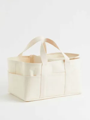 Cream organiser bag