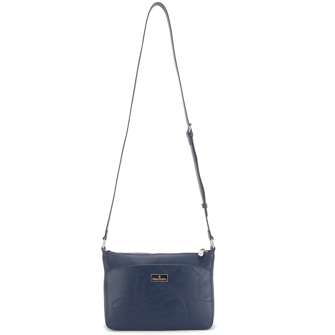 Crossbody Brittney Kalo Embossed Navy