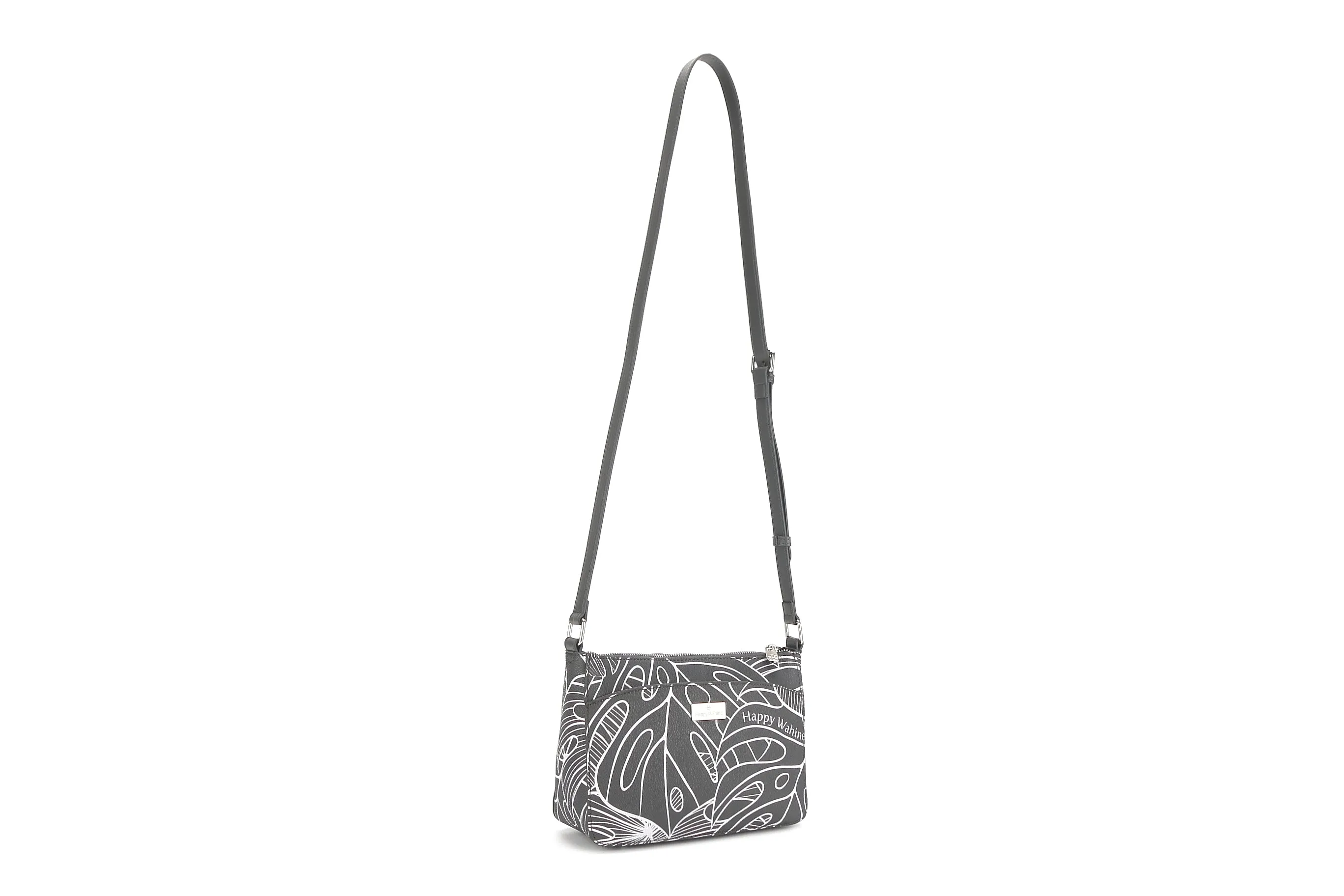 Crossbody Brittney Monstera Lines Grey