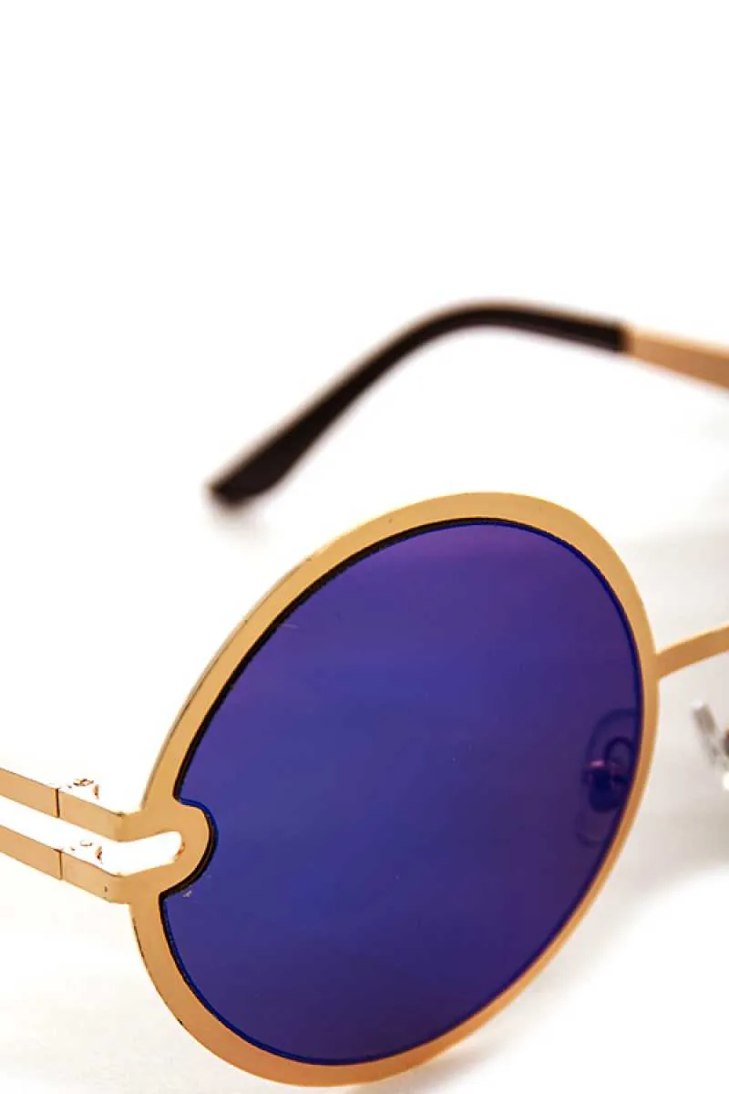 Fashion Round Sleek Sunglasses