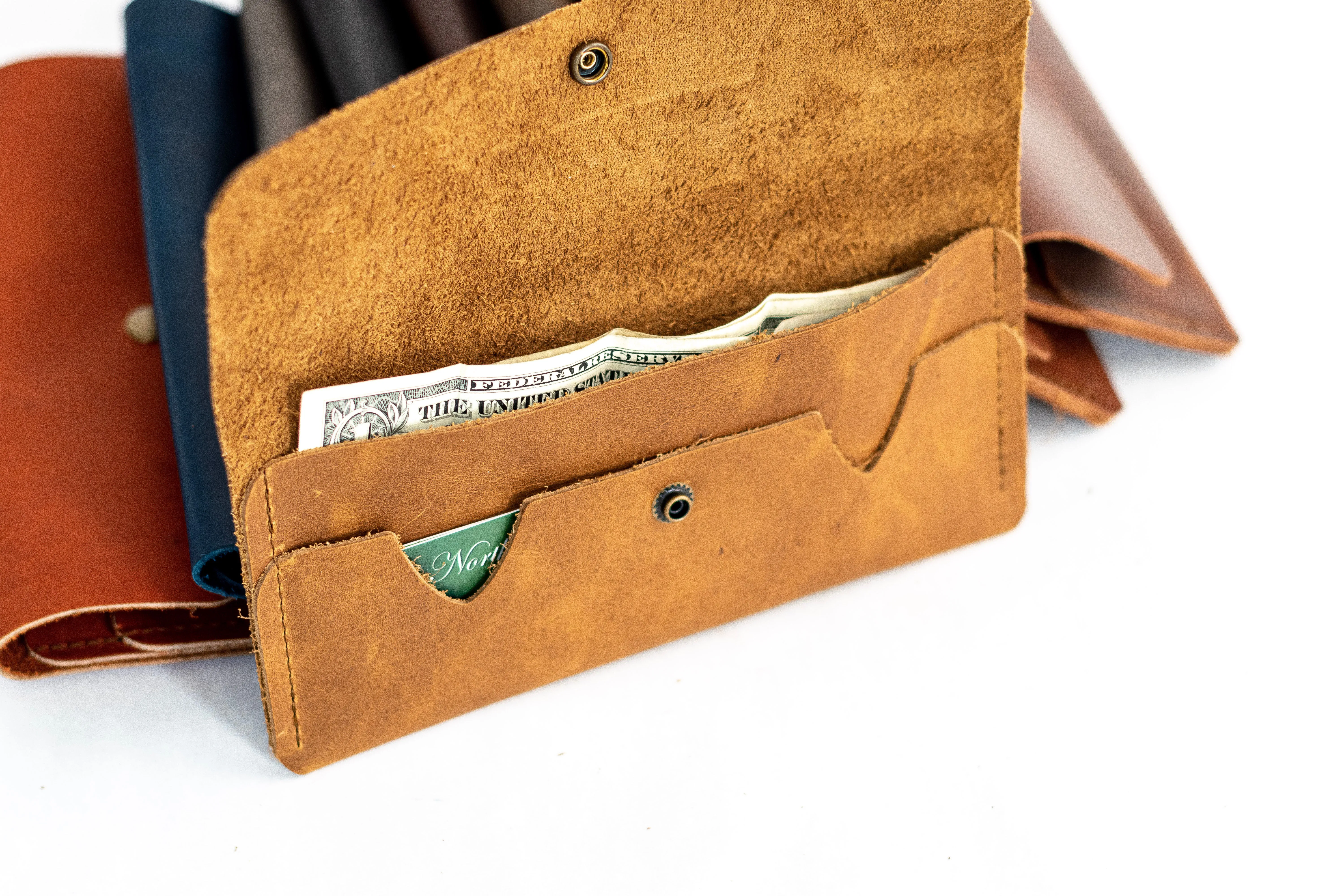 Flagship colors | Leather Wallet | Minimalist Wallet | Pocketbook