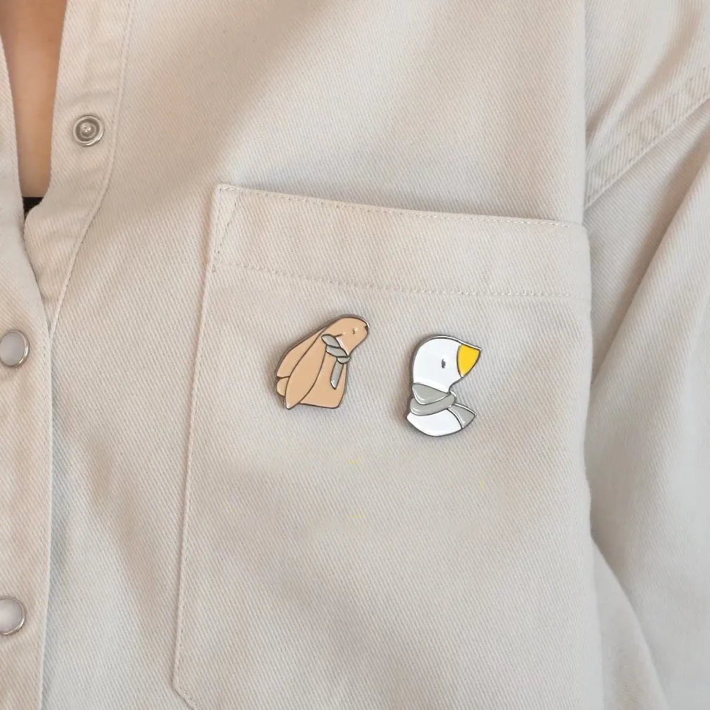 Goose Enamel Pin