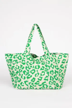 Green Leopard | Tote Bag