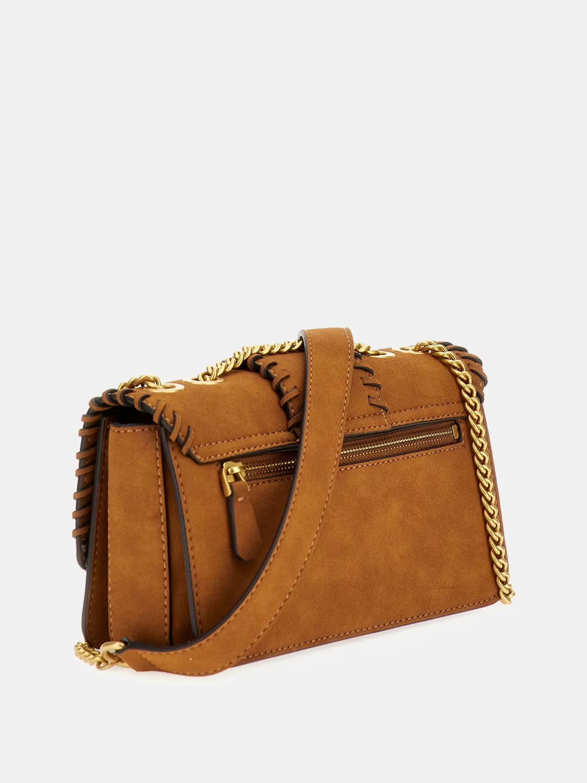 Guess Libera Convertible Crossbody Bag - Cognac