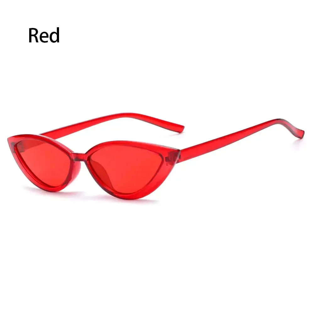 Hot Sale UV400 Sunglasses for Women Cat Eye Retro Sunglasses Trendy Vintage Small Frame Eyewear Fashion Streetwear Accessories