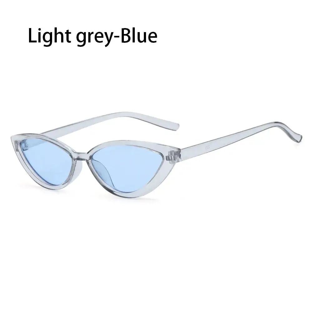 Hot Sale UV400 Sunglasses for Women Cat Eye Retro Sunglasses Trendy Vintage Small Frame Eyewear Fashion Streetwear Accessories