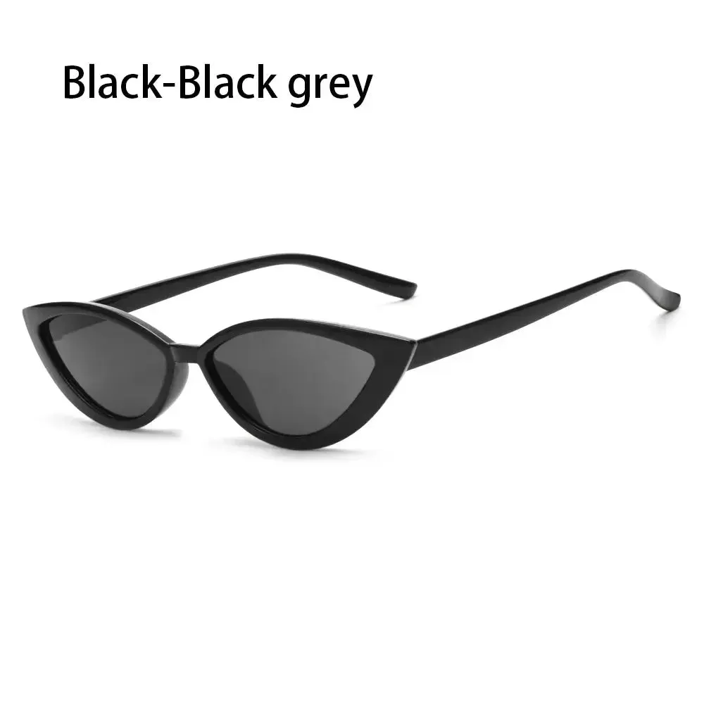 Hot Sale UV400 Sunglasses for Women Cat Eye Retro Sunglasses Trendy Vintage Small Frame Eyewear Fashion Streetwear Accessories