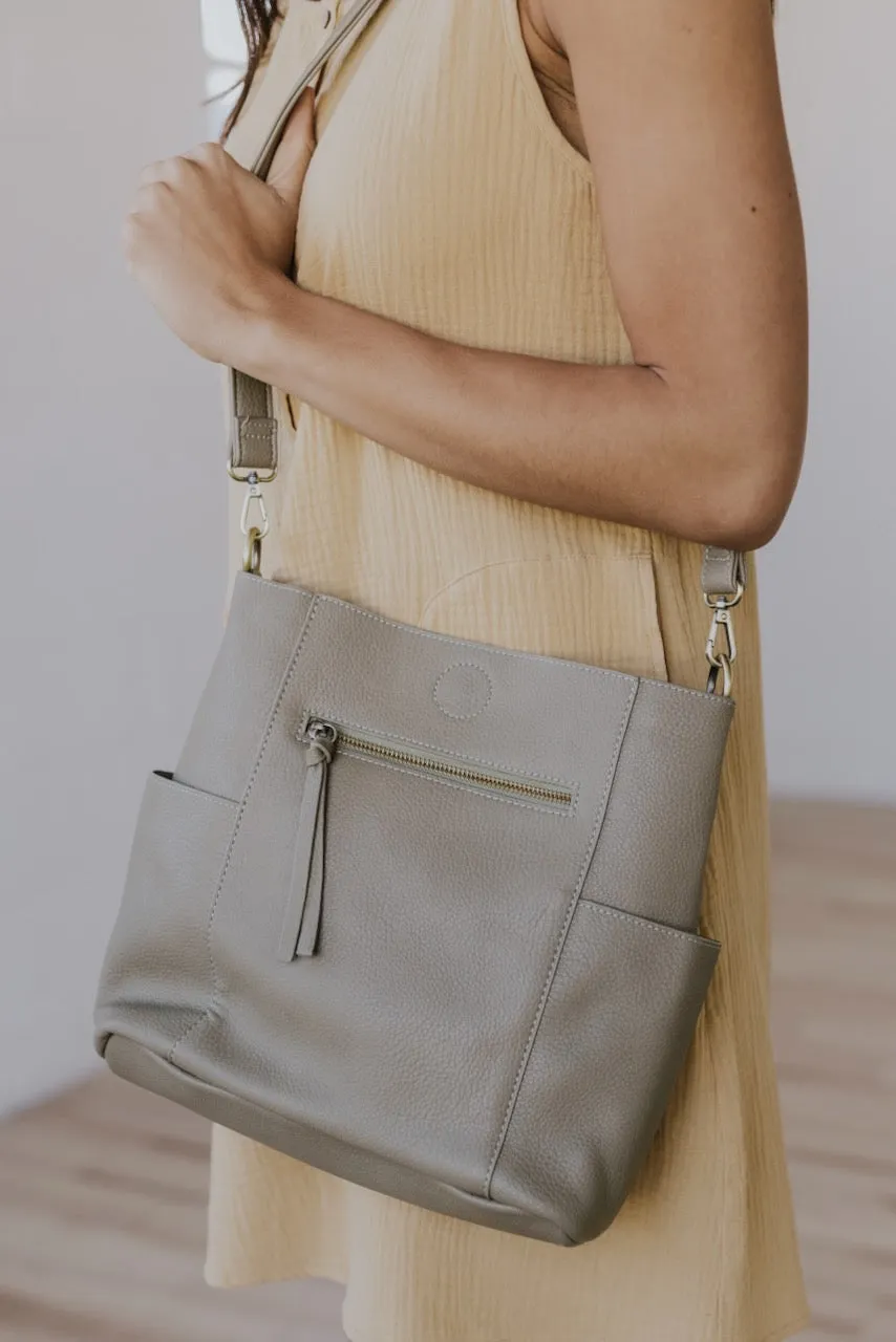 Kayleigh Side Pocket Bucket Bag