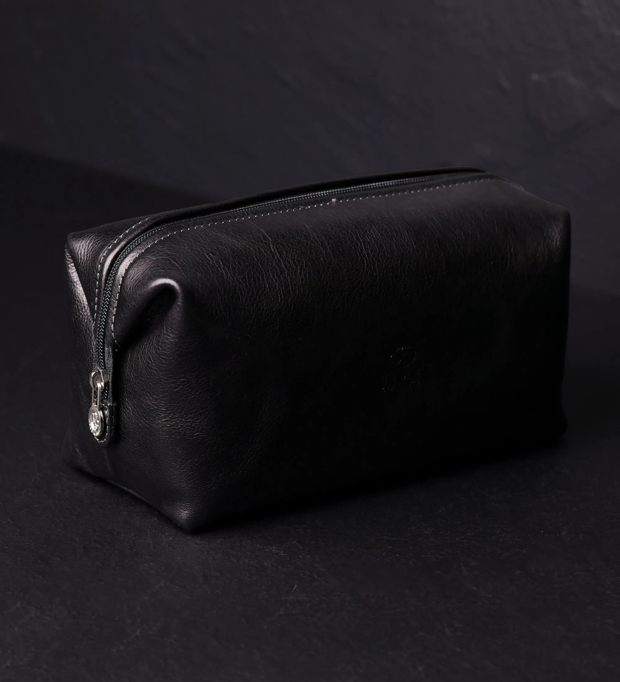 Leather Toiletry Bag - Four Past Midnight