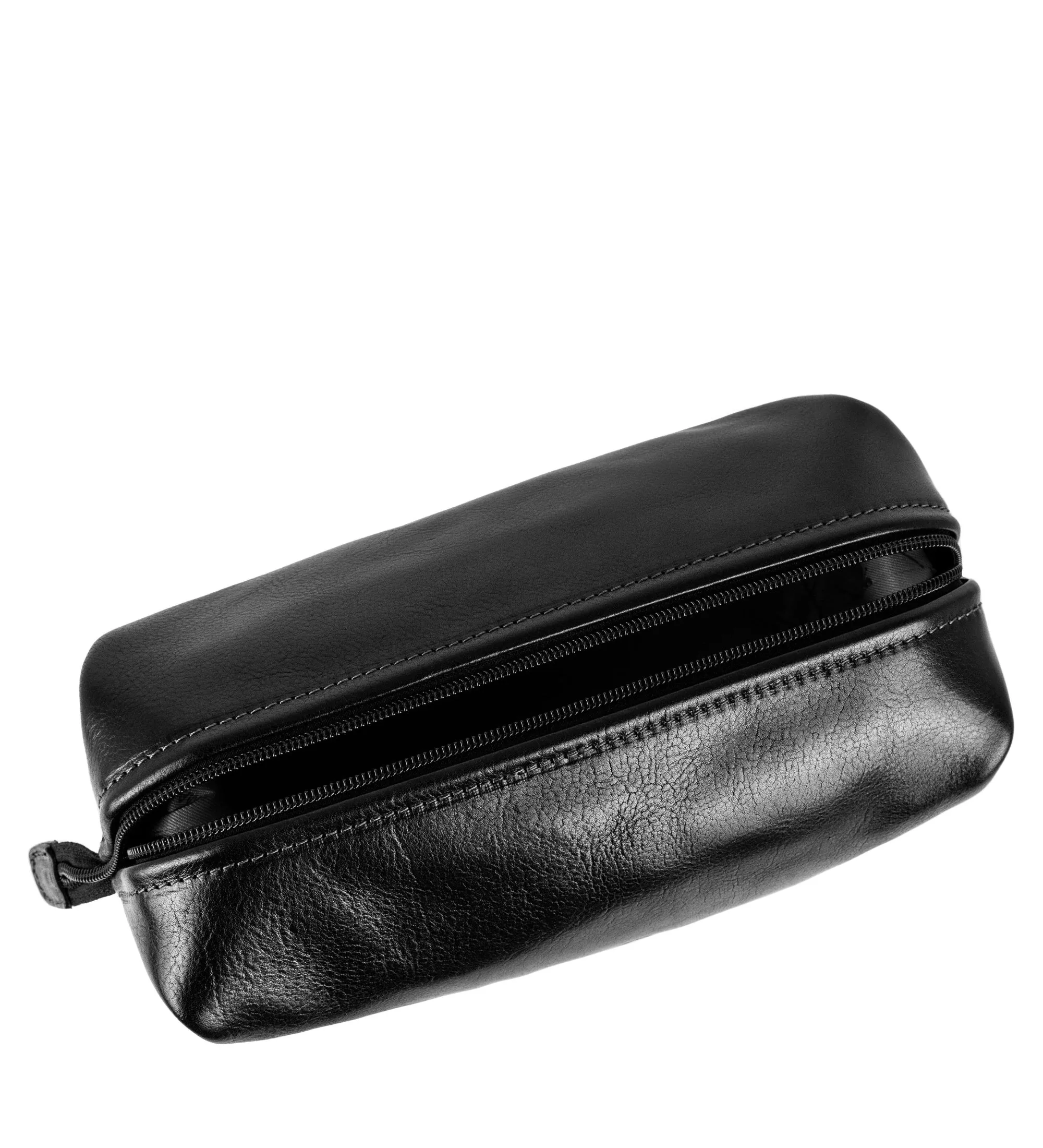 Leather Toiletry Bag - Four Past Midnight