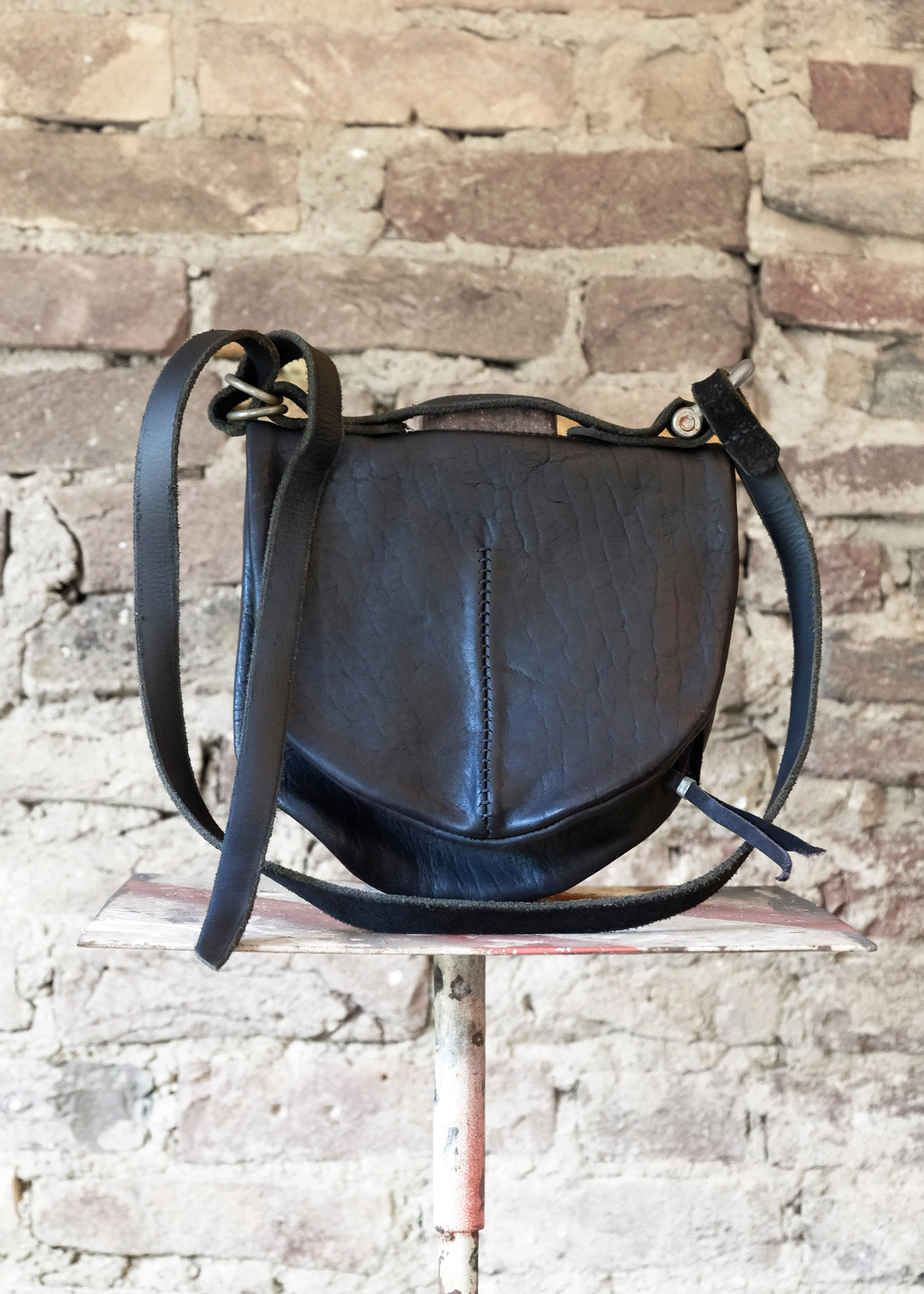 LENA LEATHER FOLDED BAG - WINNIE WITT x 0.hide