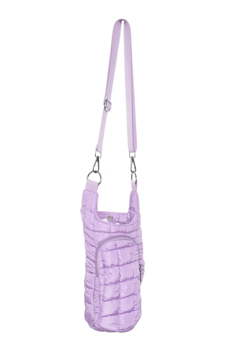 Light Purple Wholesale Quilted Tumbler Carrier Bag