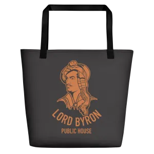 Lord Byron Orange And The Old  Black Tote Bag