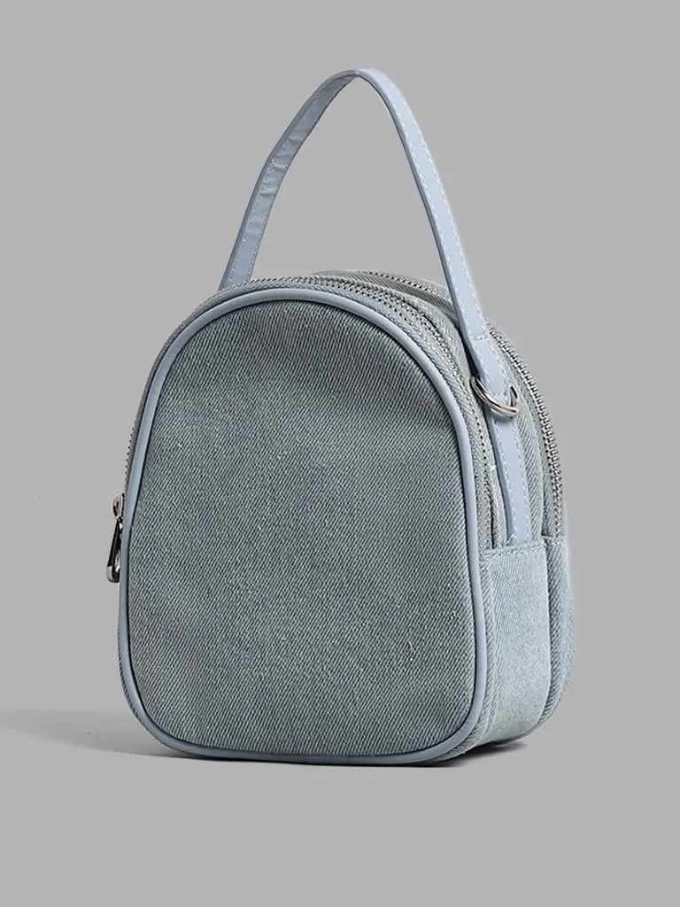 LOV Solid Denim Sling Bag