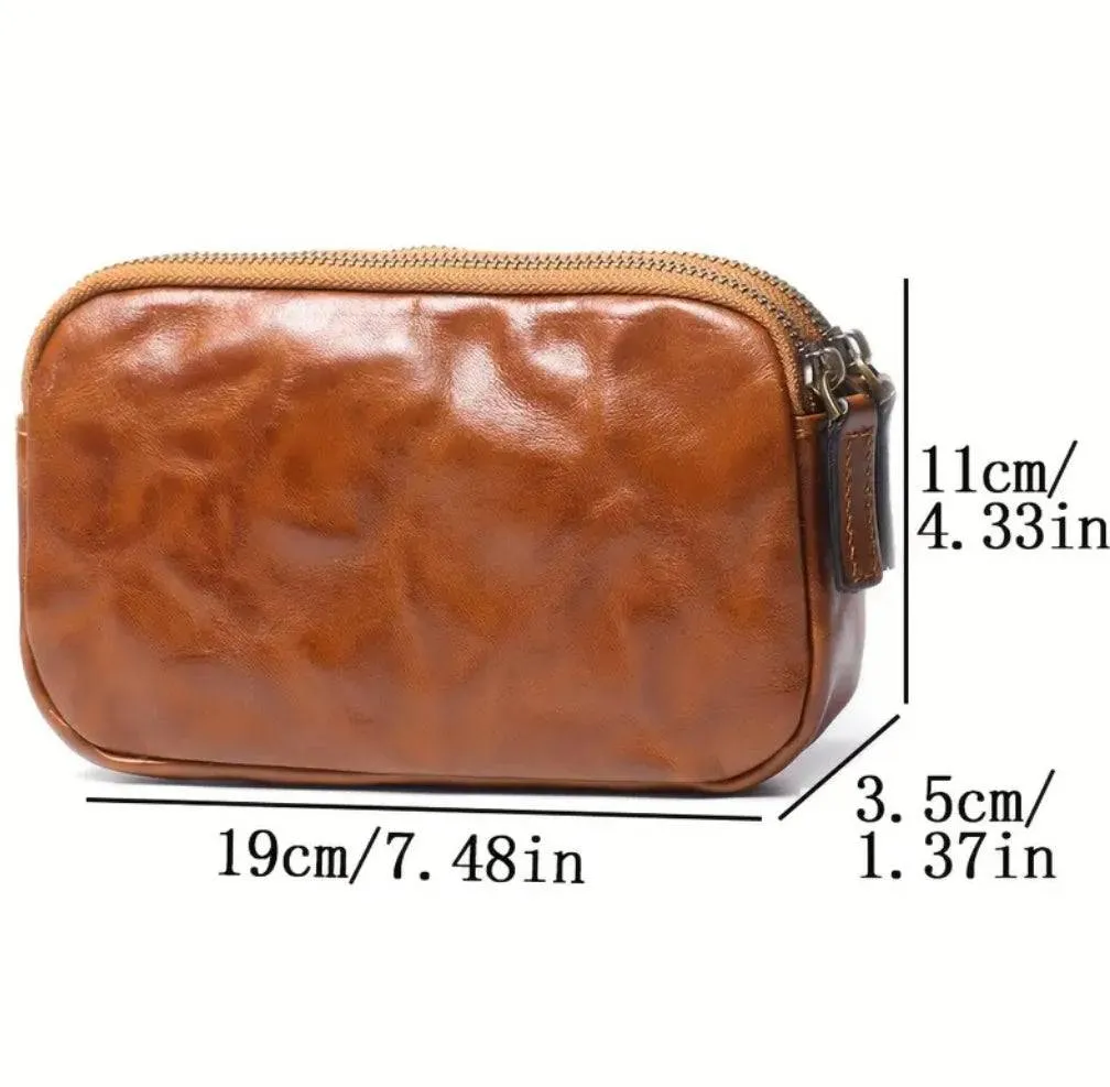 Men's Leather Clutch Bag