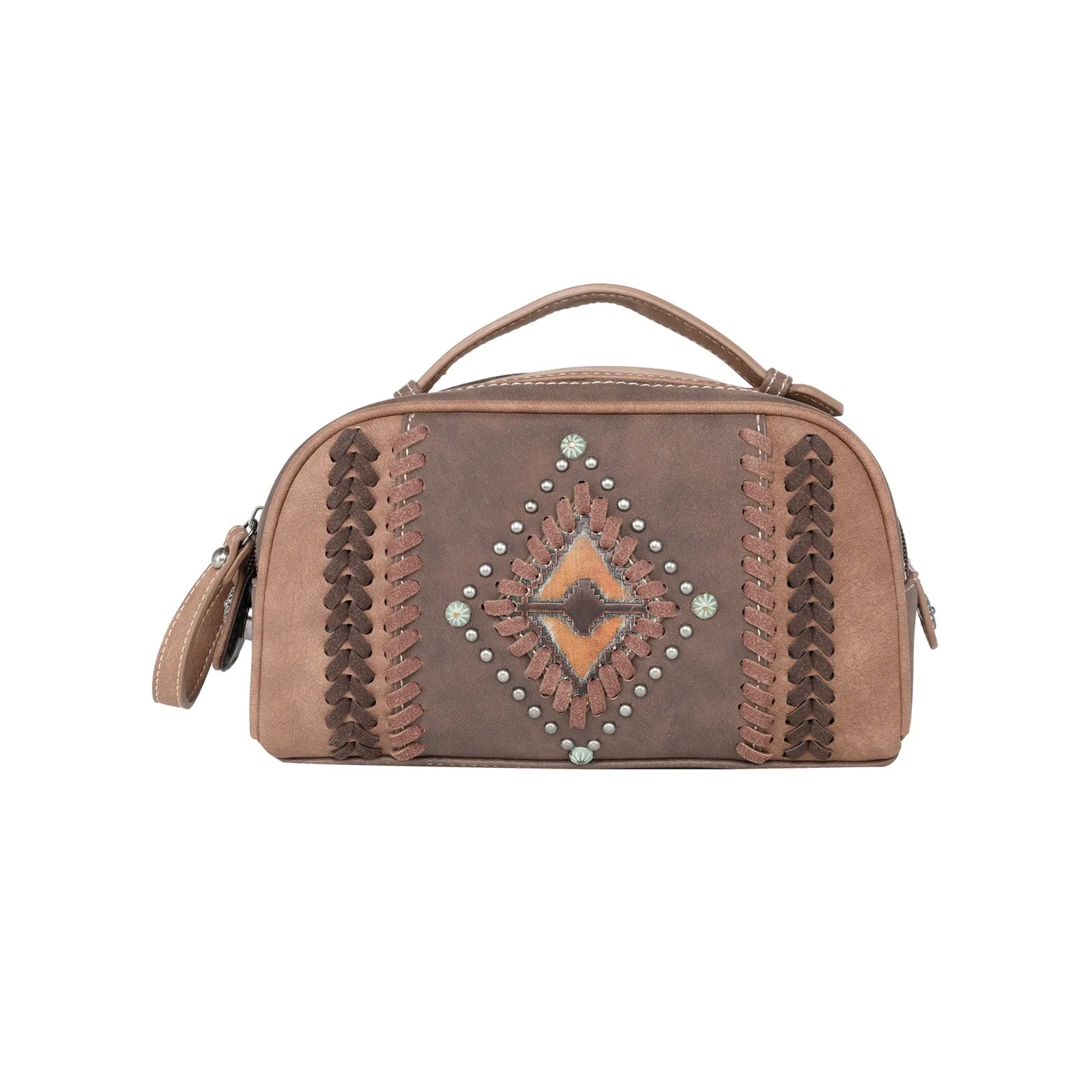 Montana West Aztec Embossed Western Multi Purpose Travel Pouch