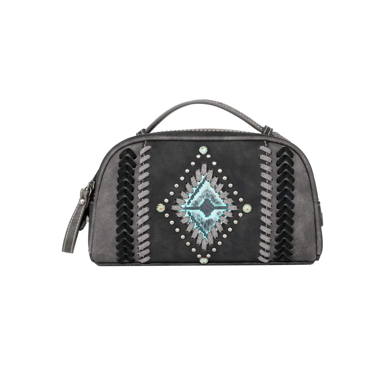 Montana West Aztec Embossed Western Multi Purpose Travel Pouch