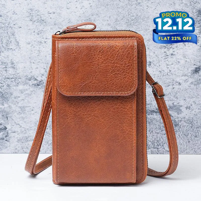 Multi-Purpose Crossbody Leather Bag