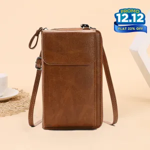 Multi-Purpose Crossbody Leather Bag