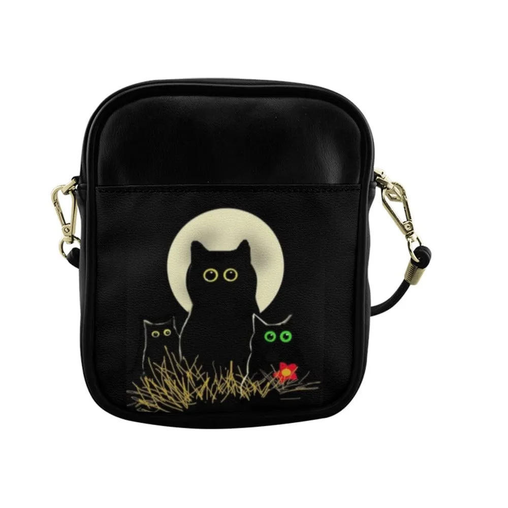 Night Cats Crossbody Purse