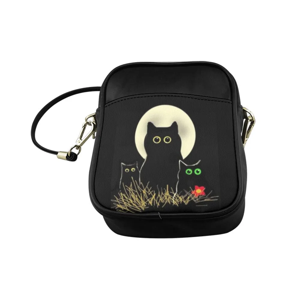 Night Cats Crossbody Purse