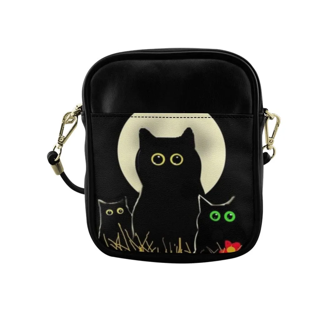 Night Cats Crossbody Purse