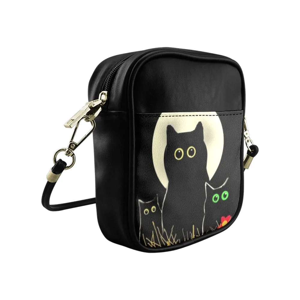 Night Cats Crossbody Purse